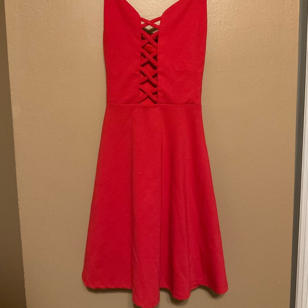 Forever 21 Large Red Midi Dress